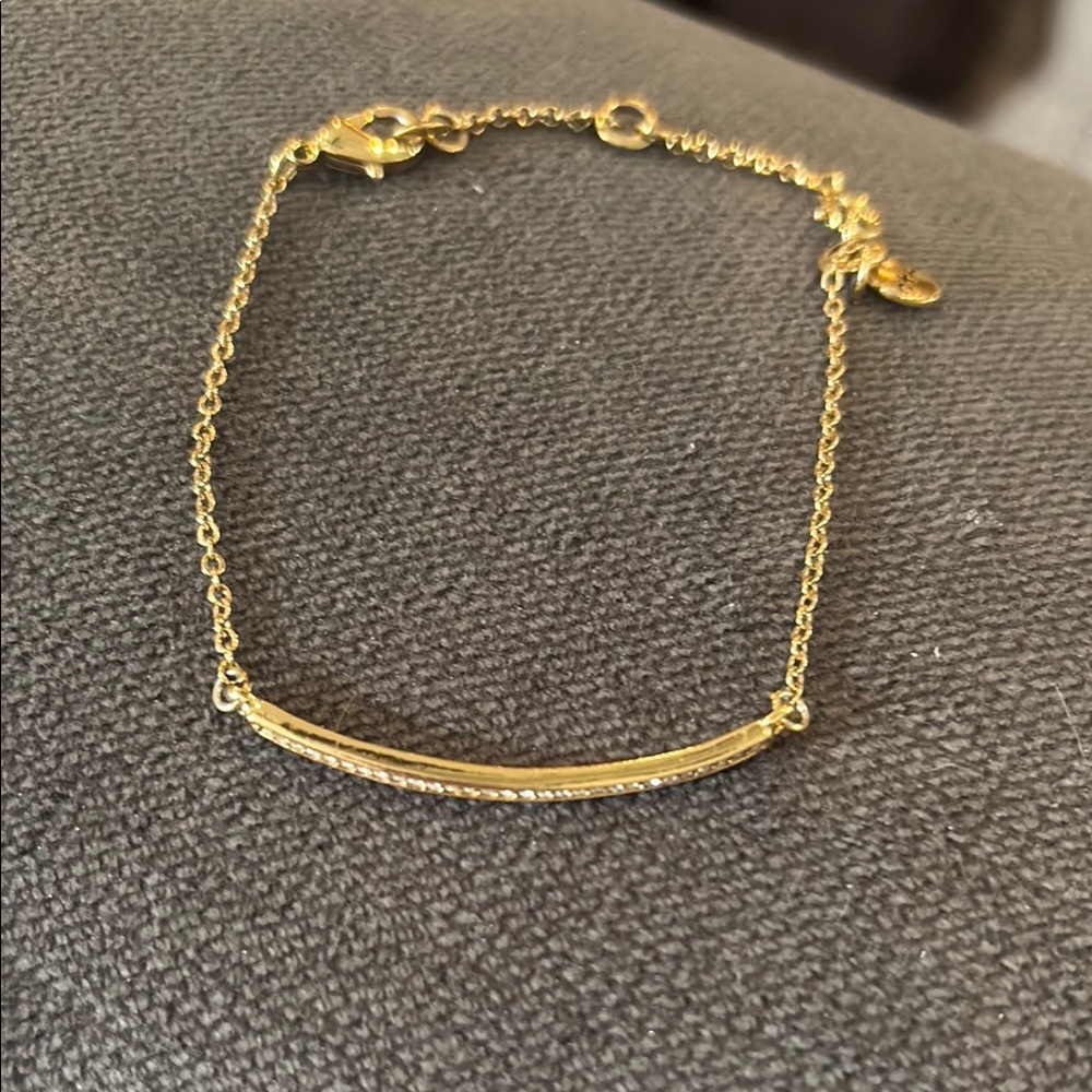 Chloe + Isabel Pave Curved Bar Bracelet